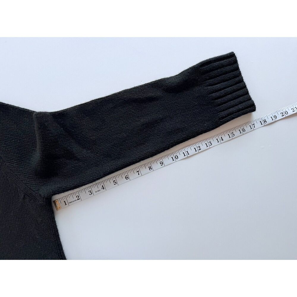 NEW Jenni Kayne 100% Cashmere Amelia Crew Neck Oversized Sweater in Black Sz XXS - Picture 16 of 16